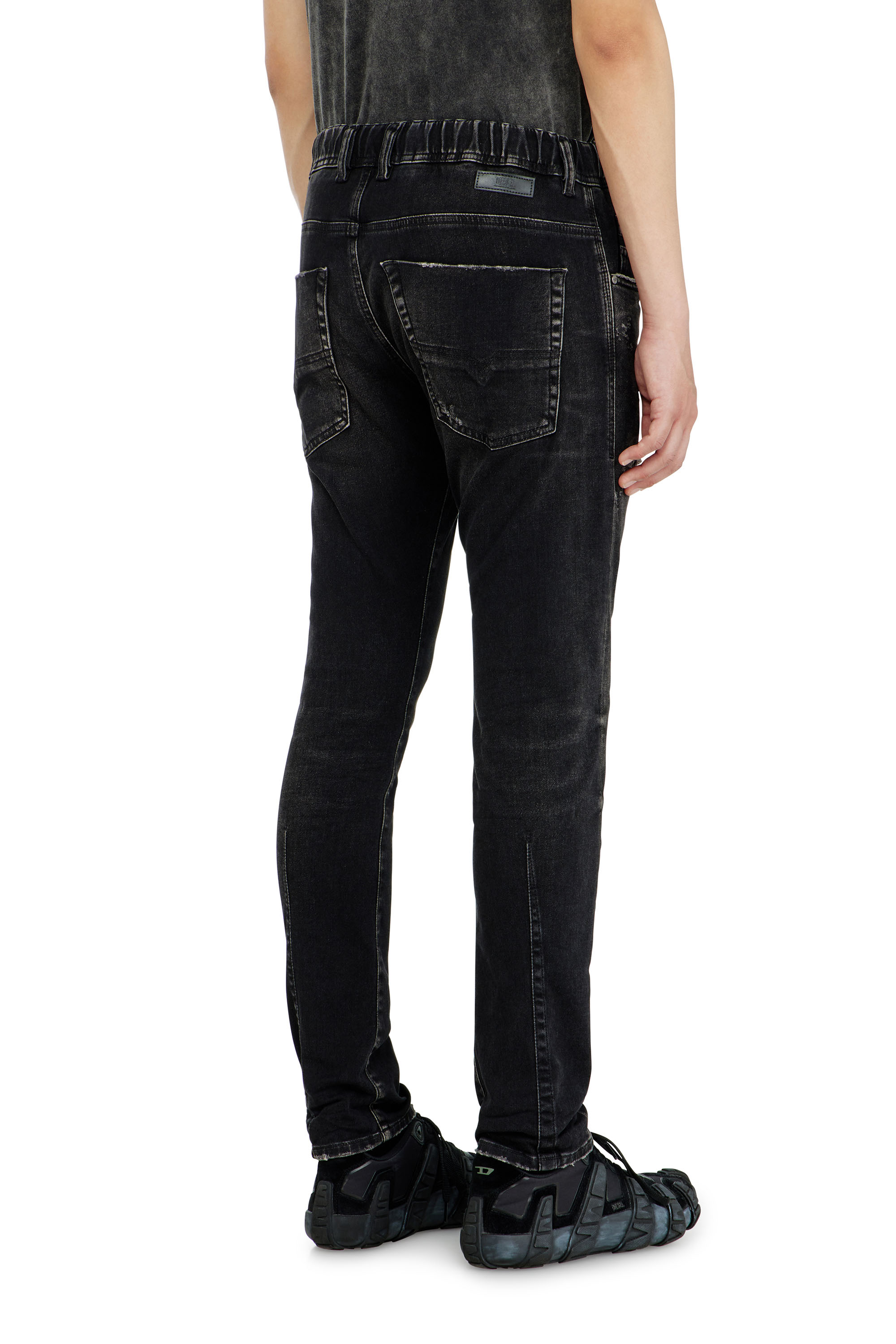 Diesel - Man's Regular 2030 D-Krooley Joggjeans&reg; 09Q22, Black/Dark grey - 3
