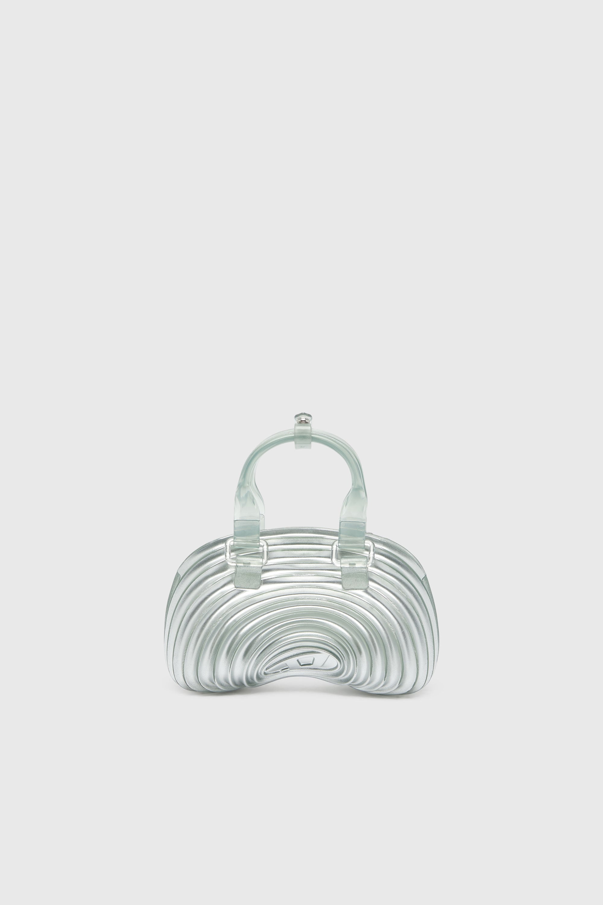 Diesel - MELISSA QUANTUM DOME, Woman's Quantum Dome - Handbag in Melflex&reg; in Silver - 2