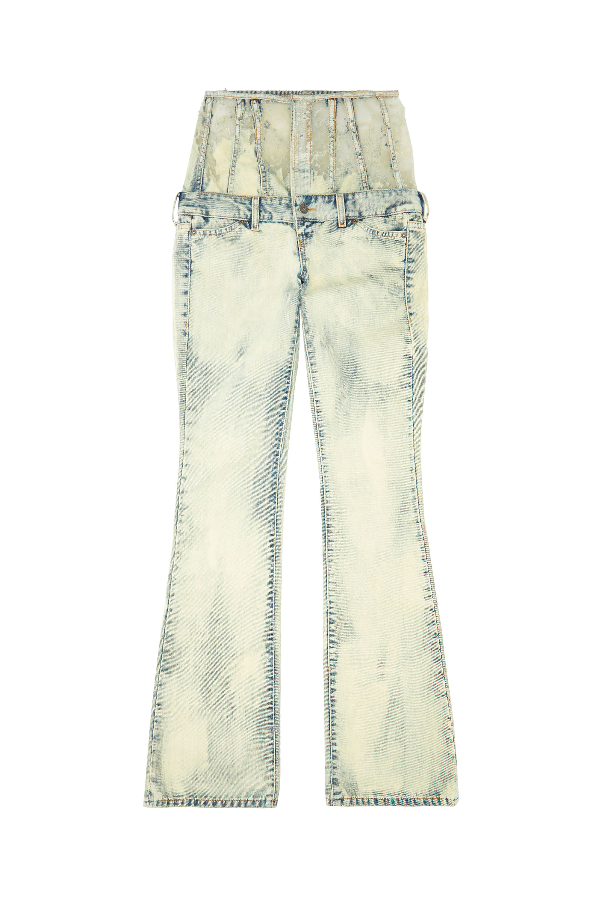 Diesel - Woman's Bootcut and Flare Jeans 1969 D-Ebbey 068GP, Light Blue - 3