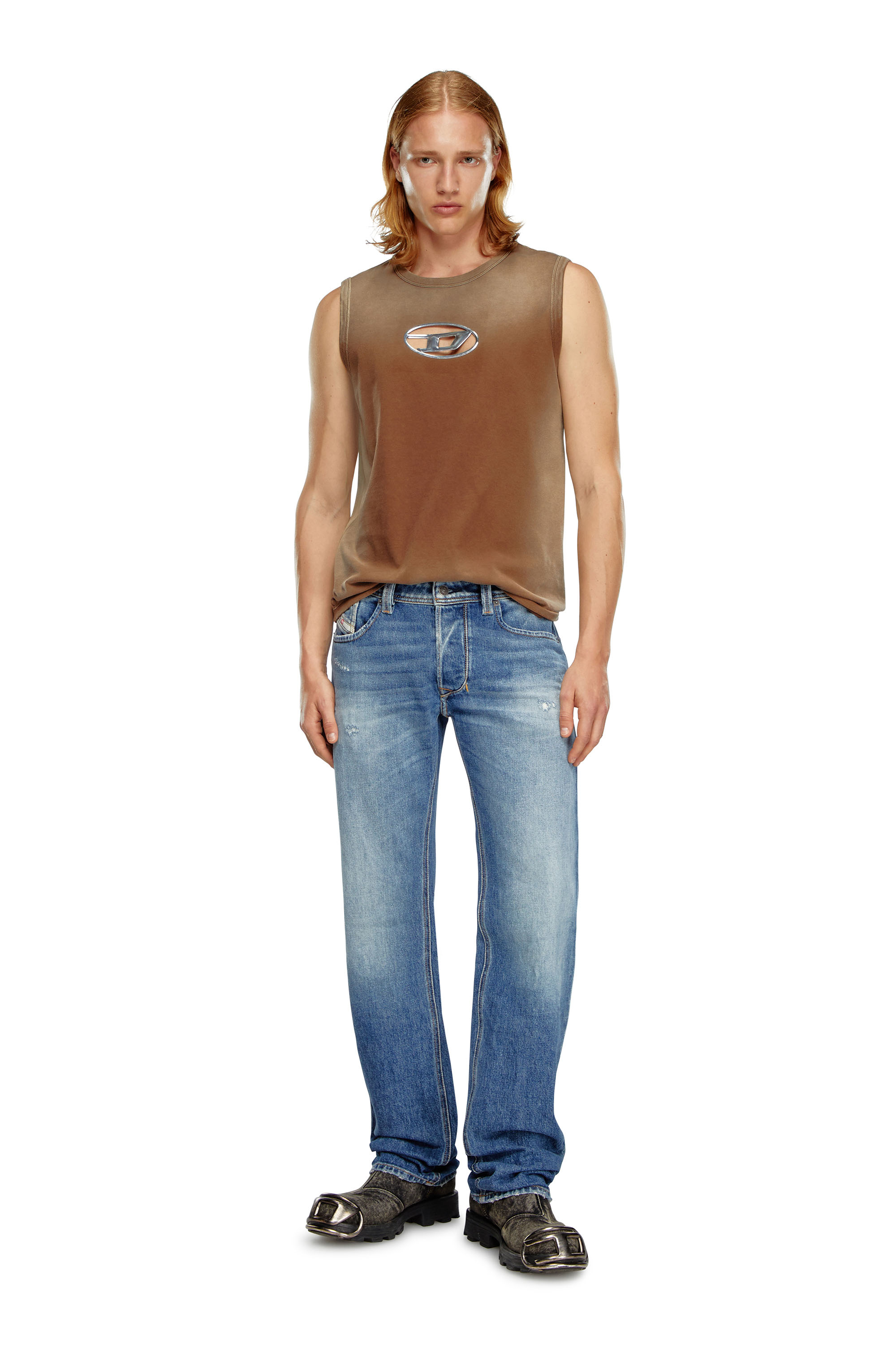 Diesel - Straight Jeans 1985 Larkee 09I16, Medium blue - Image 4