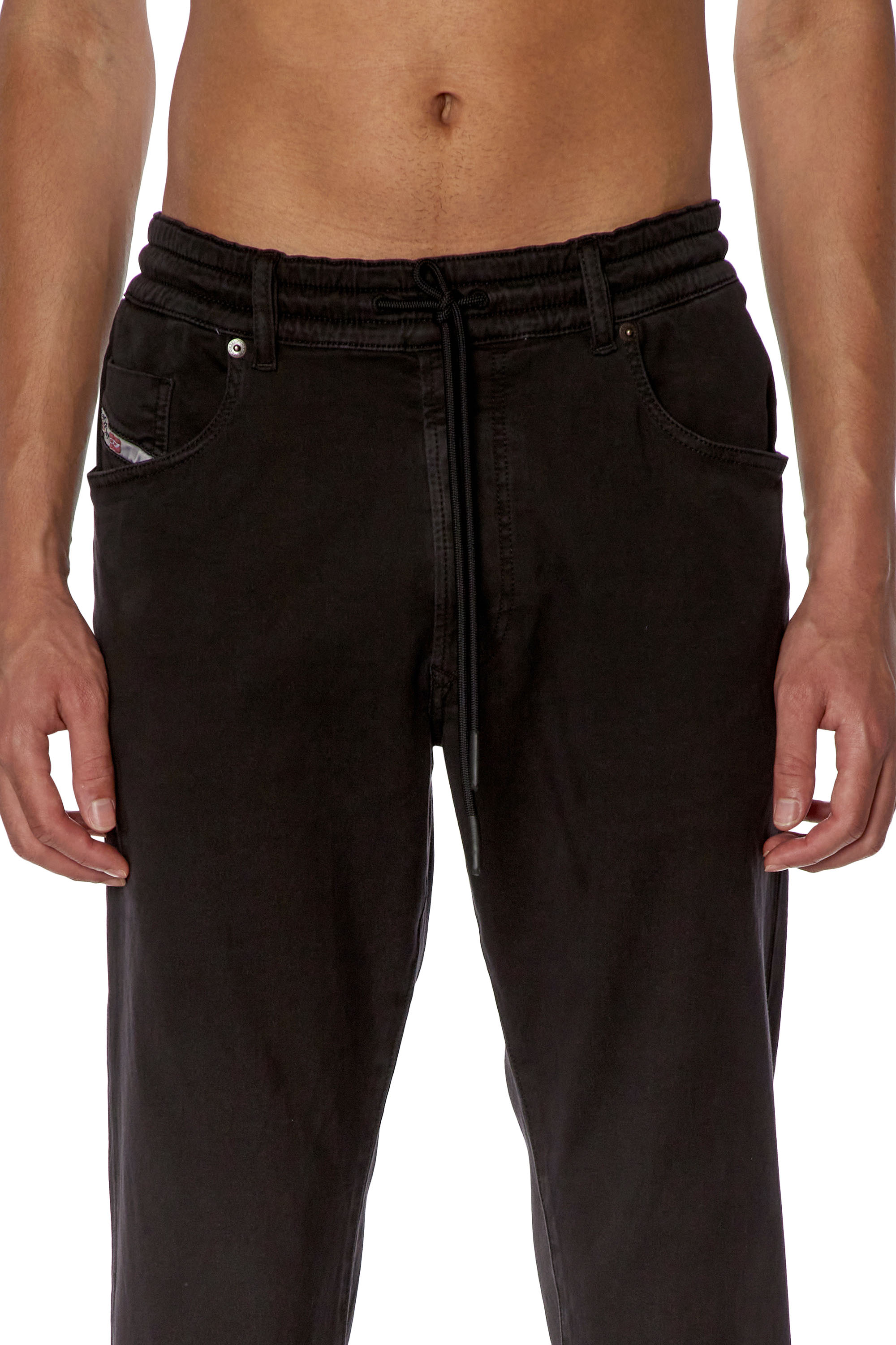 Diesel - Tapered 2030 D-Krooley Joggjeans® 068DY, Black - Image 4