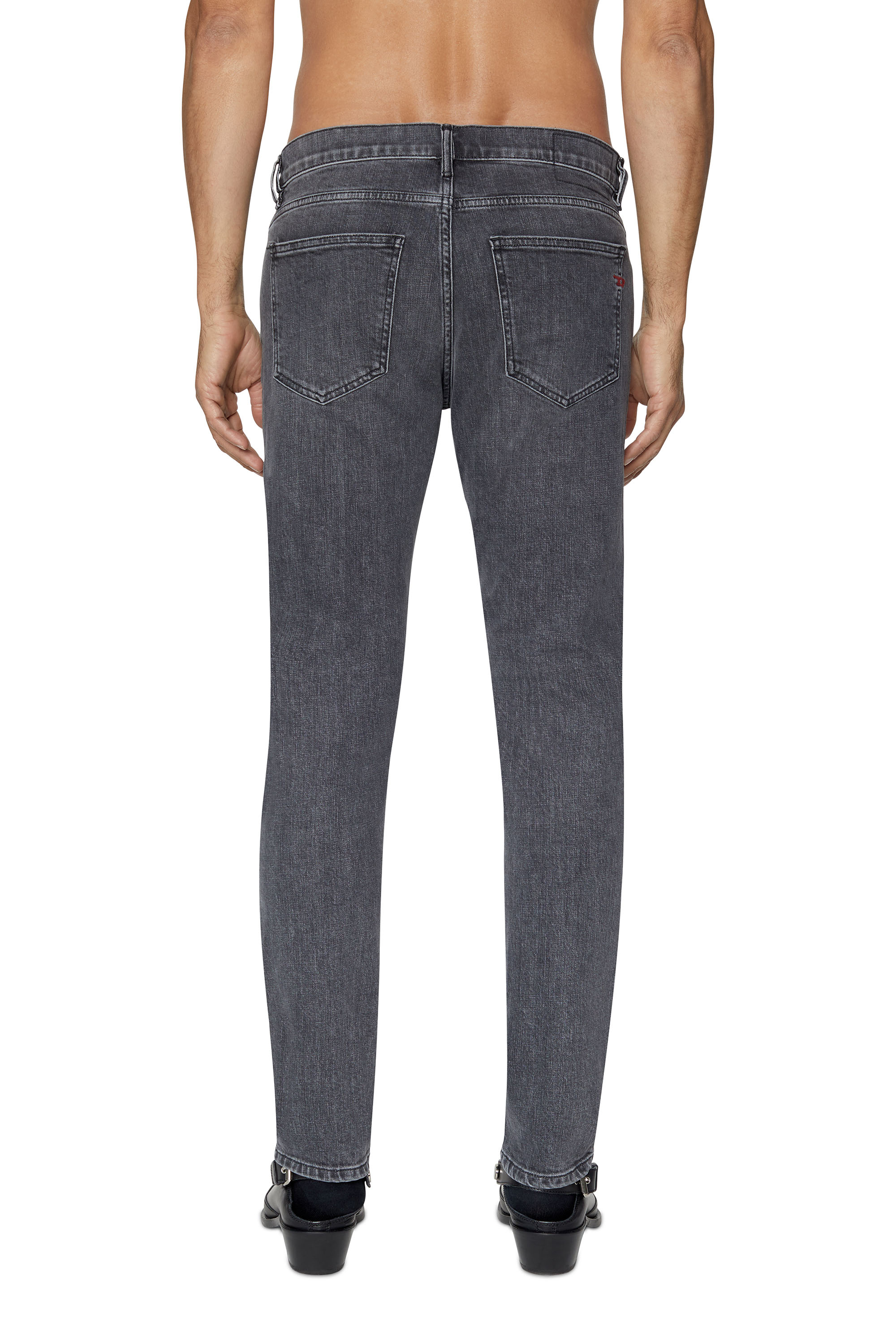 Diesel - Slim Jeans 2019 D-Strukt 09C47, Black/Dark grey - Image 2