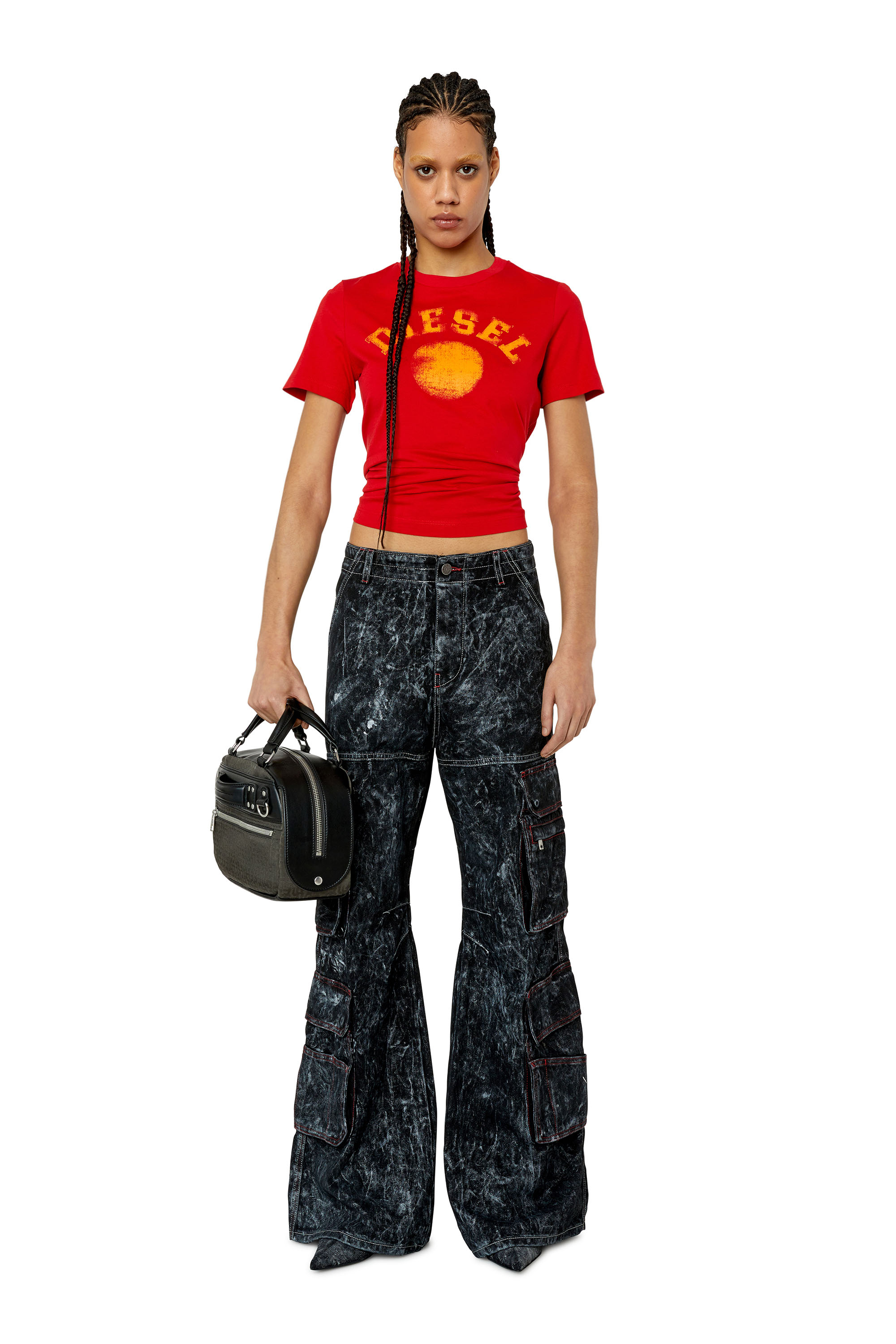 Diesel - Straight Jeans 1996 D-Sire 0EMAC, Black/Dark grey - Image 4