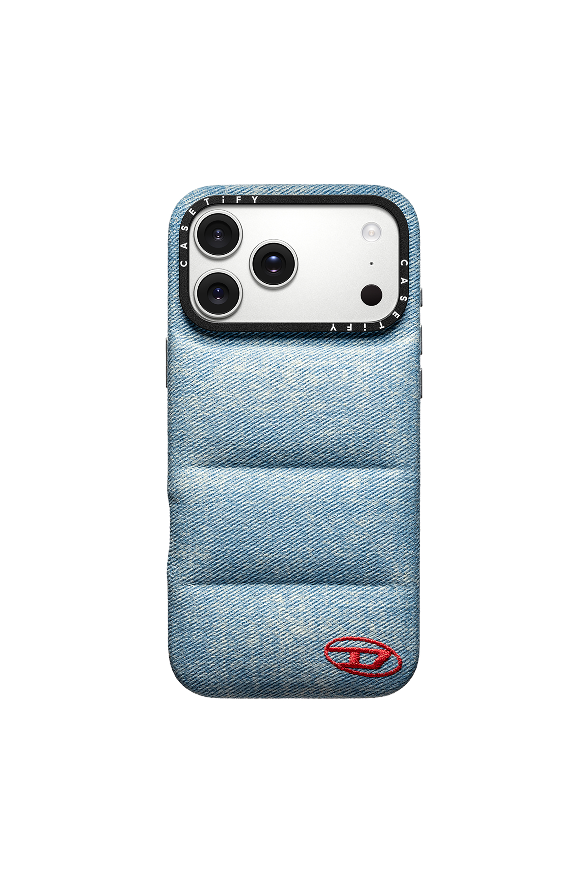 Diesel - 60610 MOULDED CASE, Unisex's Puffer case for iPhone 17 Pro in Blue - 1