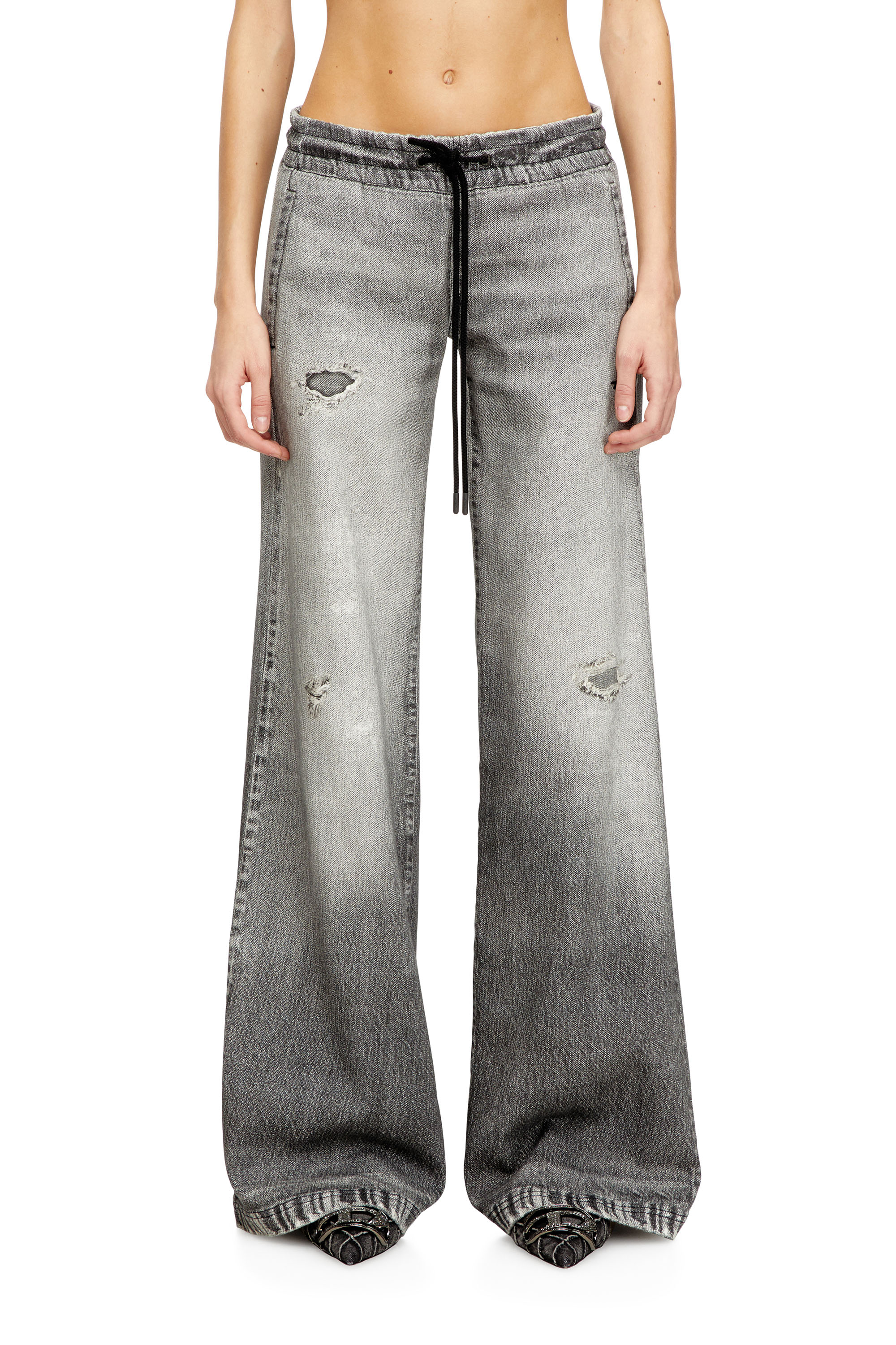Diesel - Woman's Relaxed 2078 D-Ainty Joggjeans&reg; 068US, Grey - 1