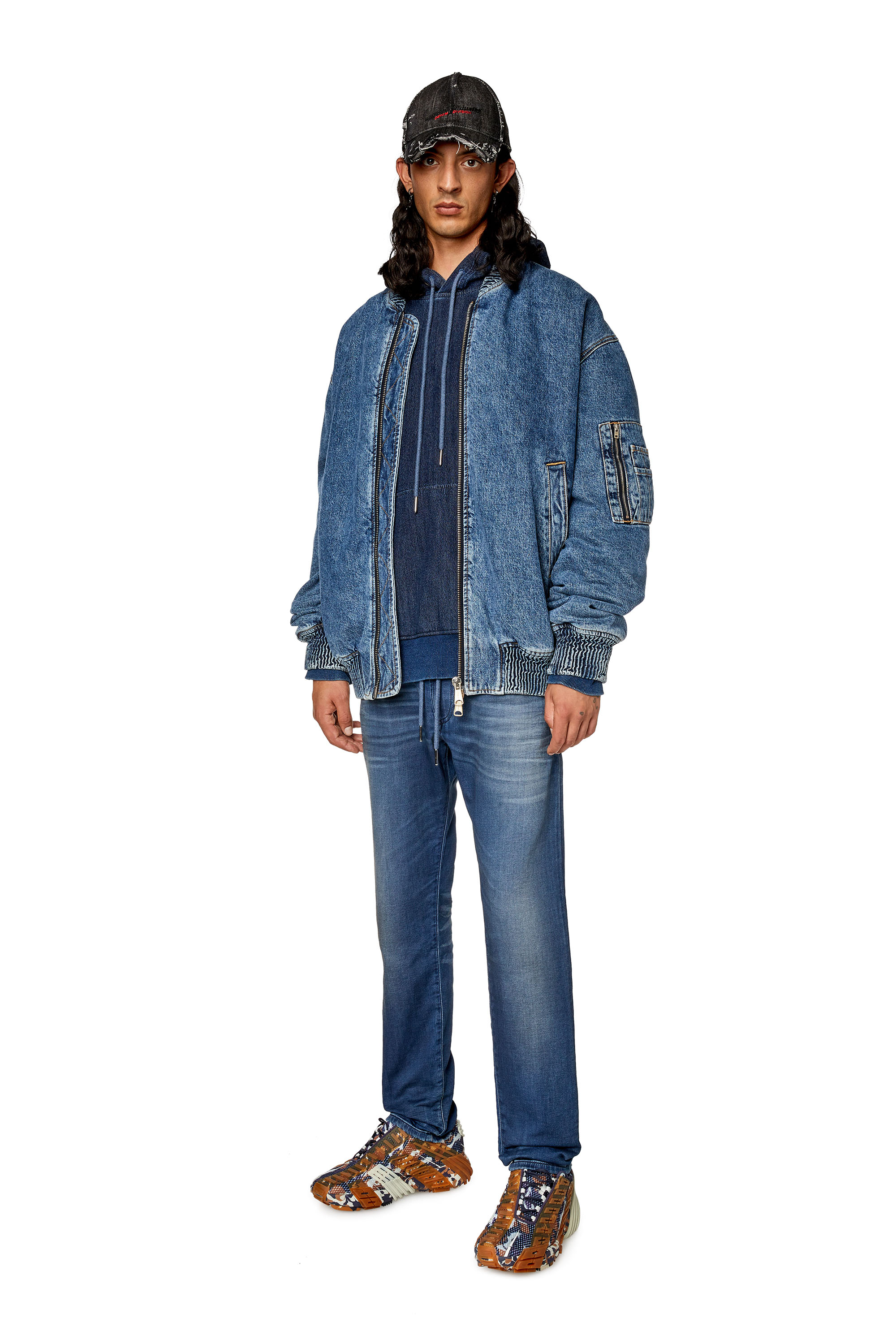 Diesel - Tapered Krooley JoggJeans® 068FM, Dark Blue - Image 4