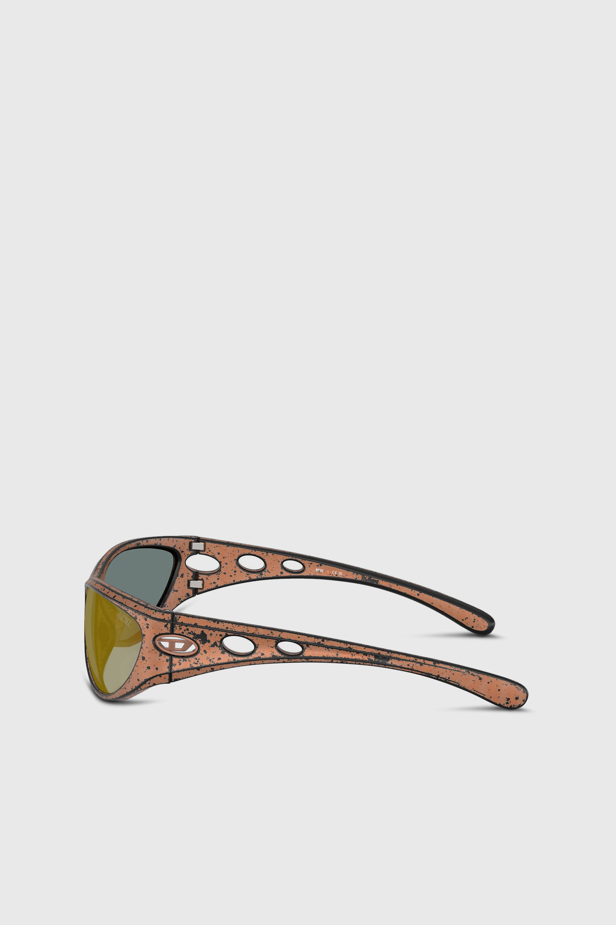 Diesel - 0DL3004U, Unisex's Cat-eye style sunglasses in Bronze - 2
