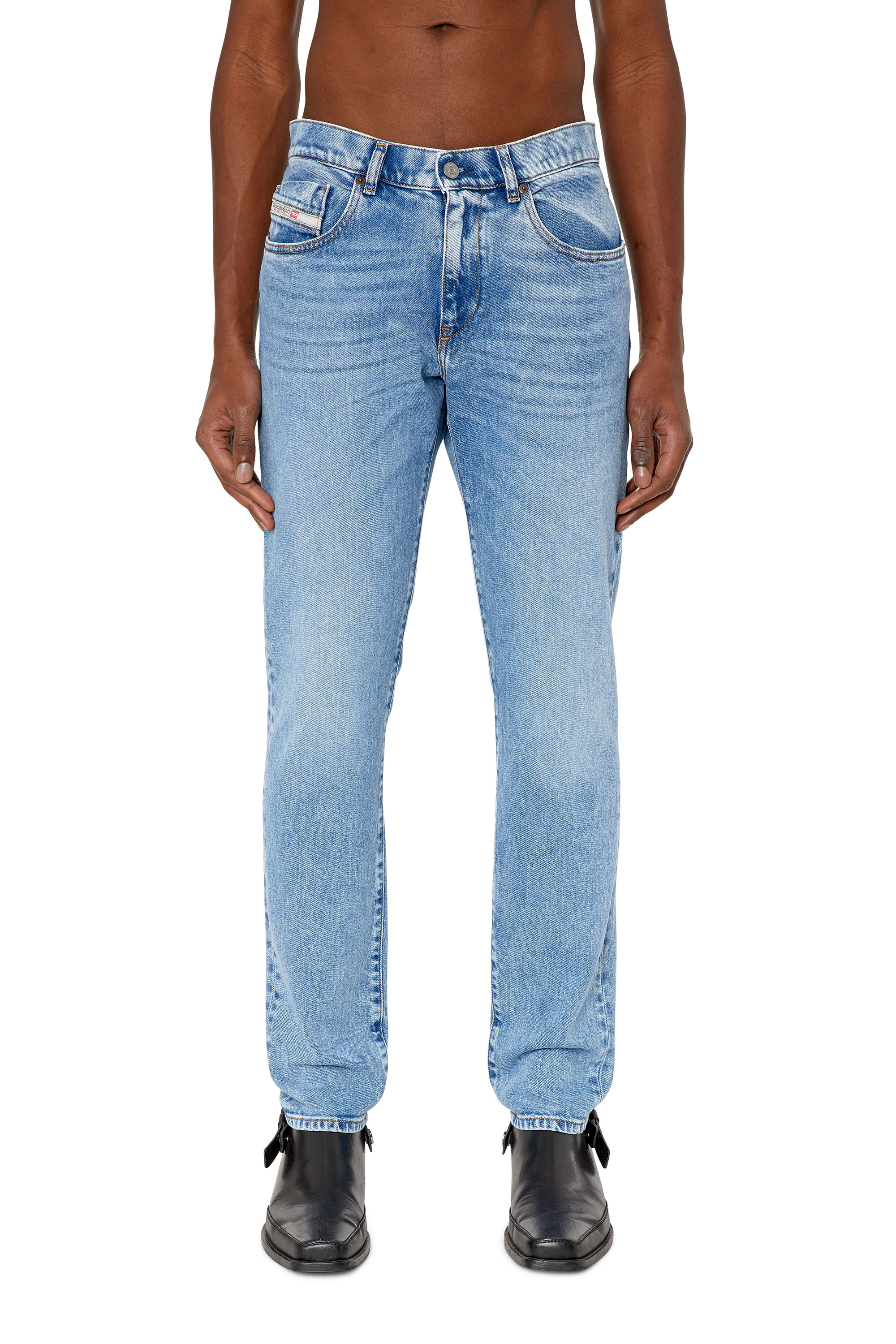 Diesel - Slim Jeans 2019 D-Strukt 9B92L, Light Blue - Image 1