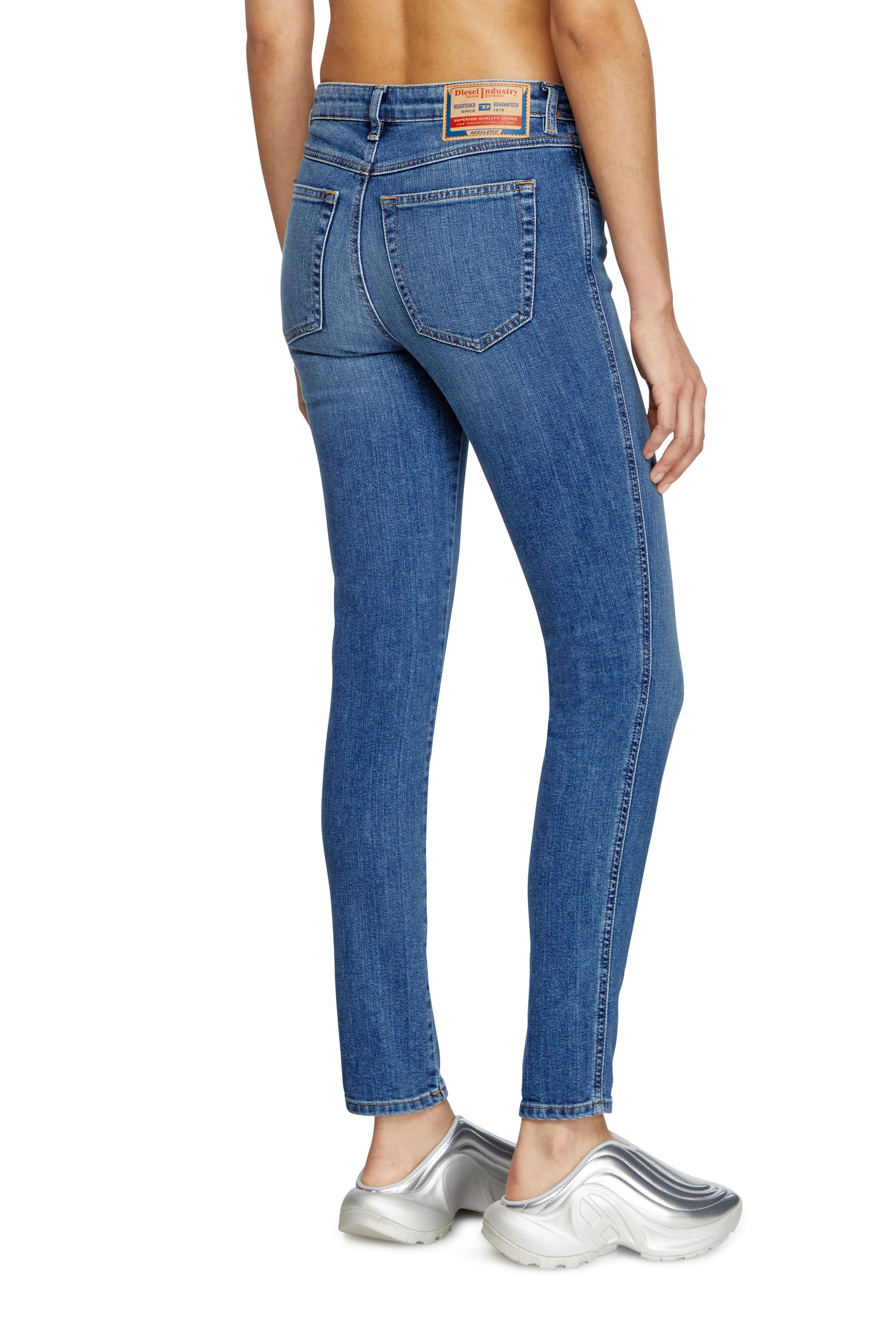 Diesel - Woman's Skinny Jeans 2015 Babhila 09L02, Medium blue - 4