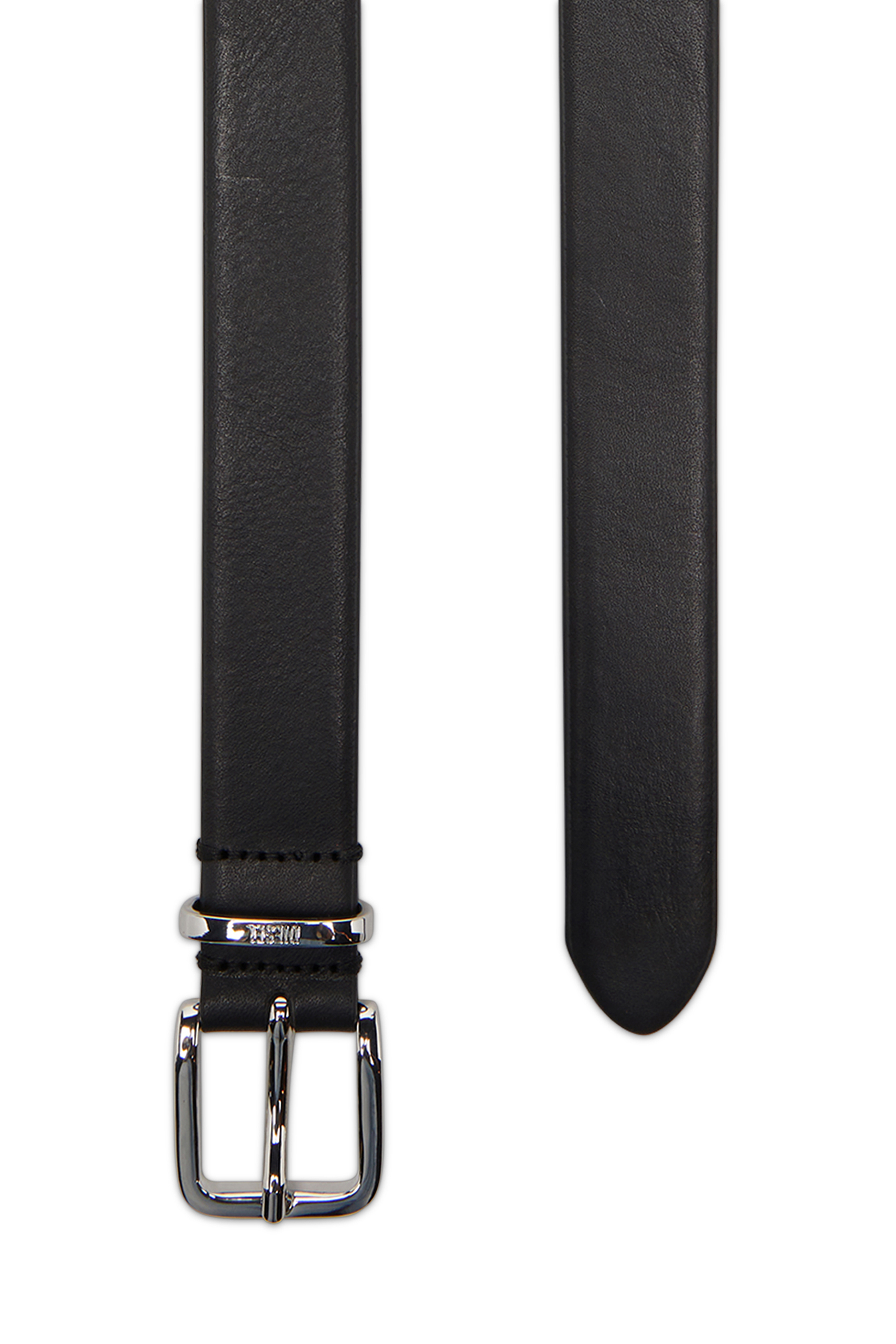 Diesel - B-BISCOTTO W KNOT 25, Woman's 2.5cm leather knot belt in Black - 2