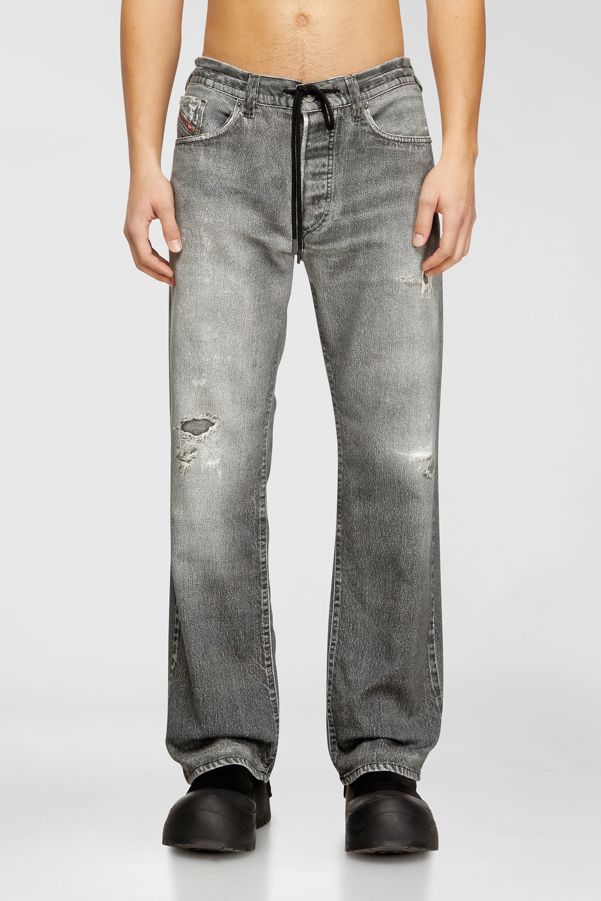 Diesel - Man's Relaxed 2080 D-Reel Joggjeans&reg; 068US, Grey - 1