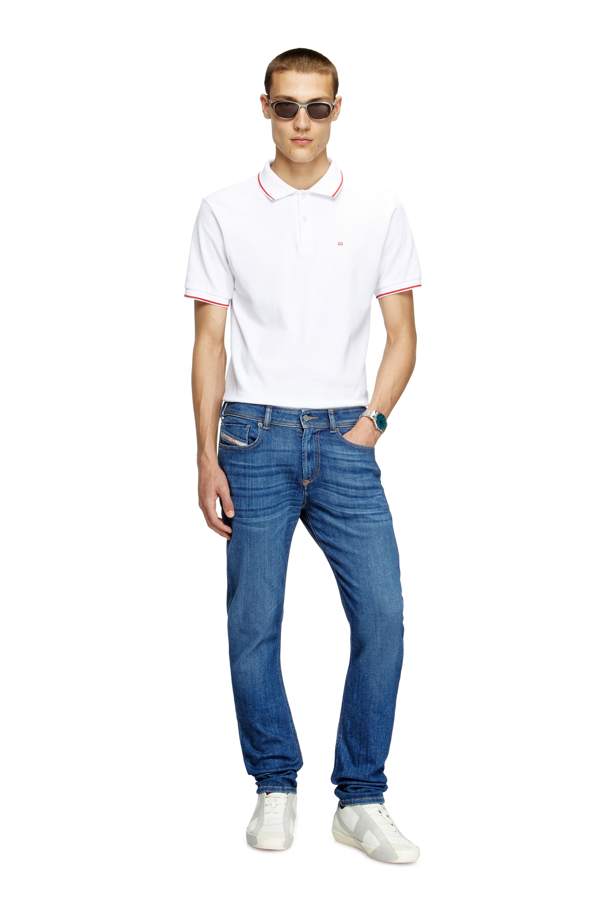 Diesel - Man's Skinny Jeans 1979 Sleenker 09M73, Medium blue - 1