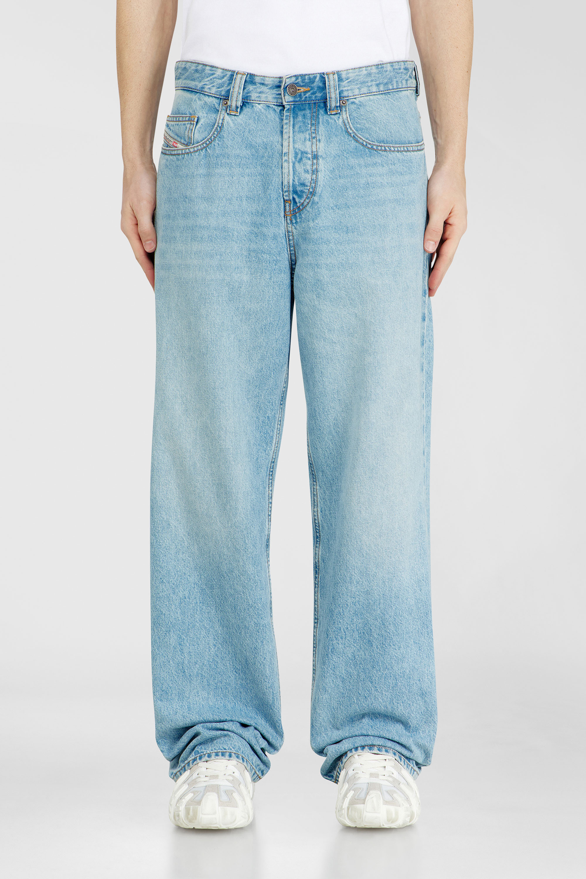 Diesel - Man's Relaxed Jeans 2001 D-Macro 09I29, Light Blue - 1