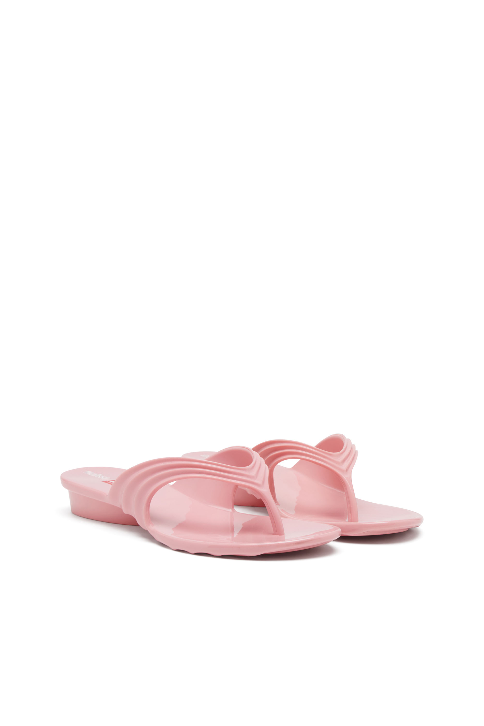 Diesel - MELISSA QUANTUM THONG, Woman's Sculptural flip-flops in Melflex® in Pink - 2
