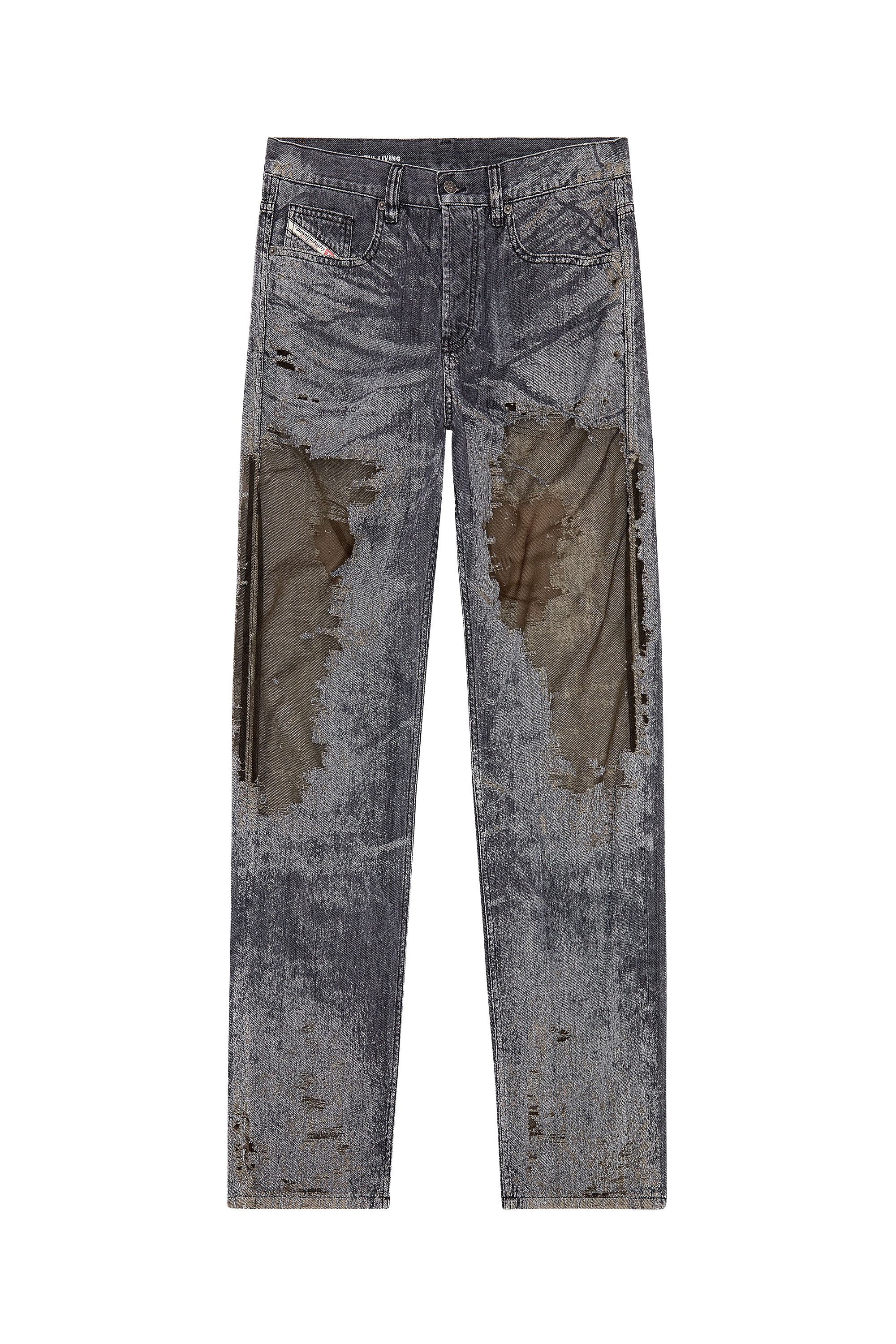 Diesel - Straight Jeans 2010 D-Macs 007T7, Black/Dark grey - Image 5