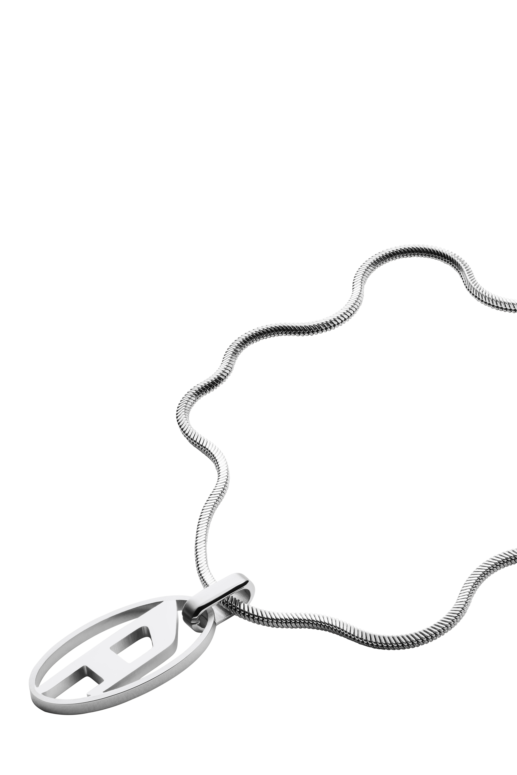 Diesel - DX1342, Unisex's Stainless steel pendant necklace in Silver - 1