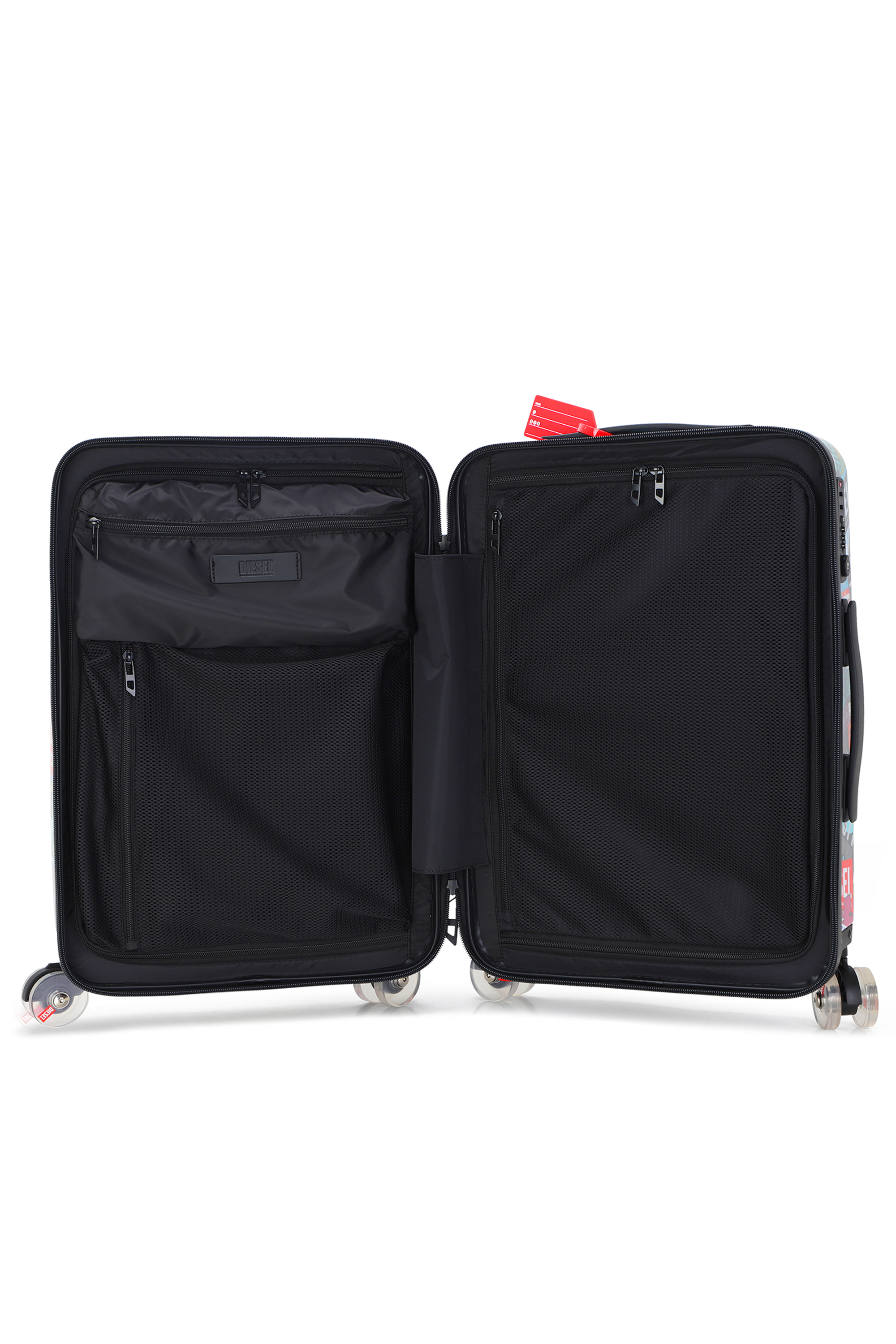 Diesel - DIESEL PC PRINTED TROLLEY-STICKERS- DSL0, Unisex's Sticker style suitcase size S in Multicolor - 4