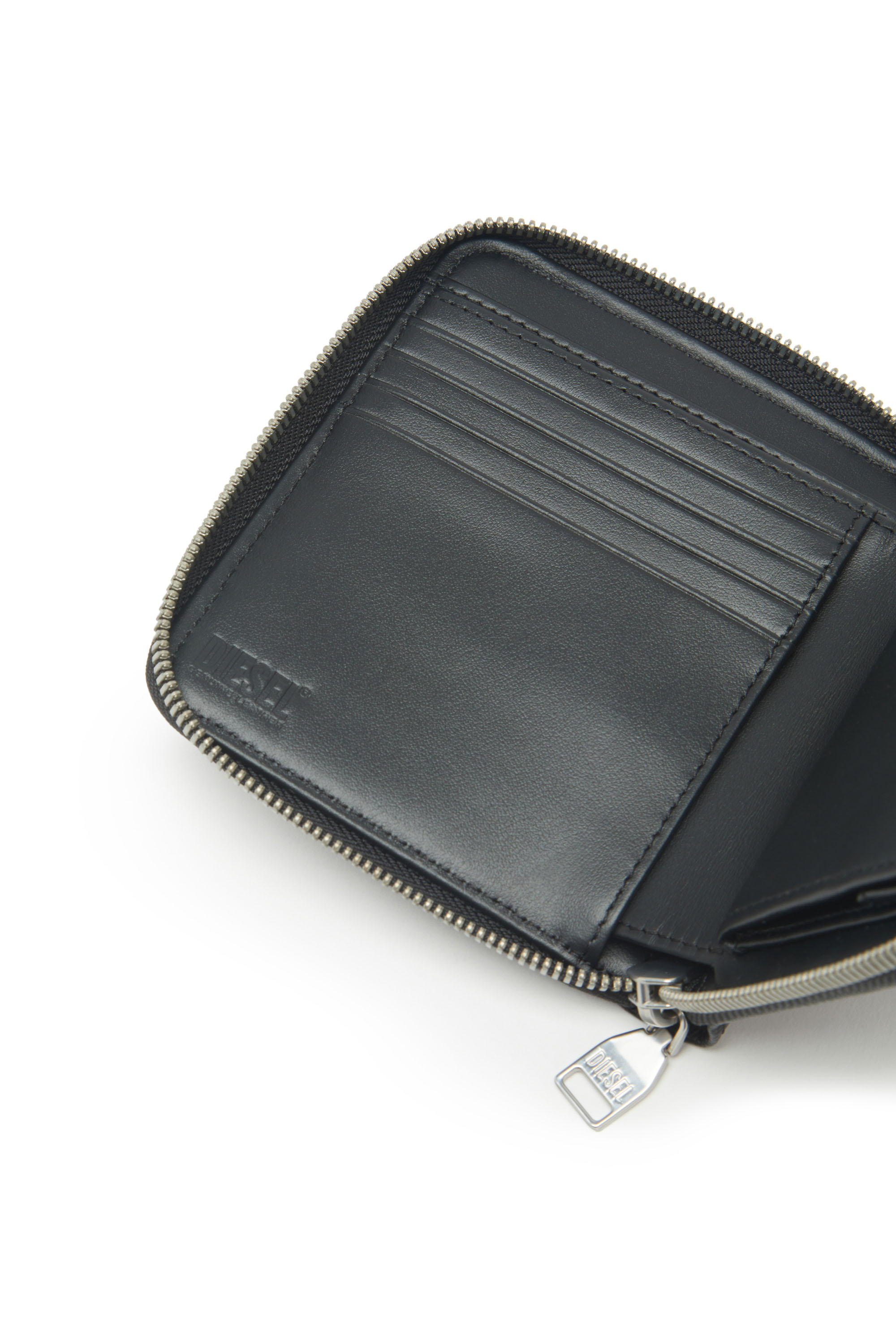 Diesel - BI-FOLD COIN ZIP M, Black - Image 3