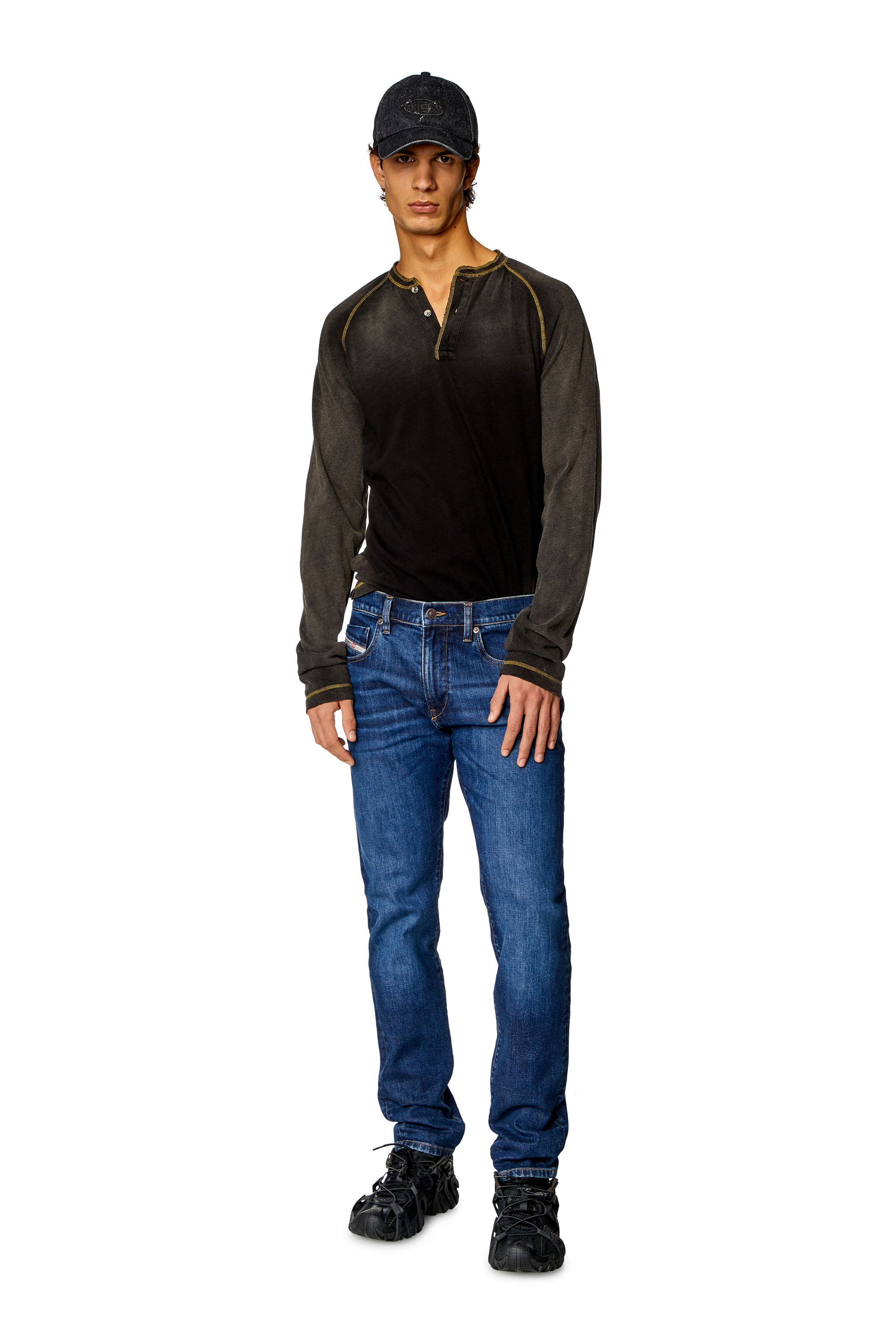 Diesel - Slim Jeans 2019 D-Strukt 0PFAZ, Dark Blue - Image 2