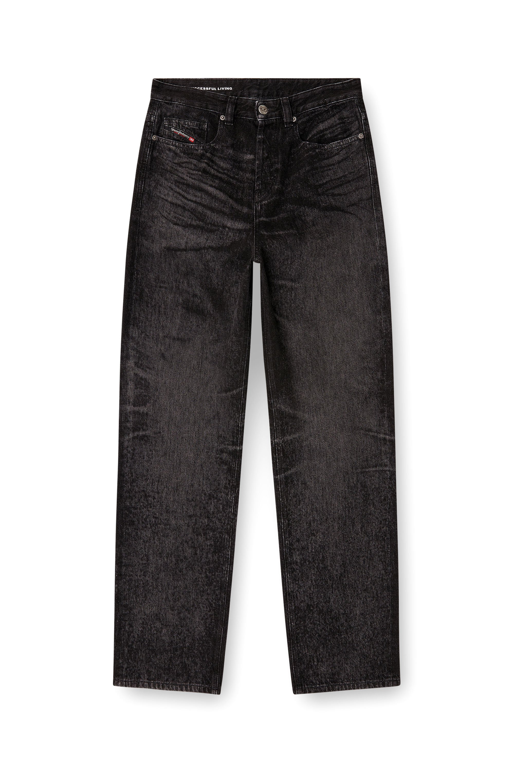 Diesel - Man's Relaxed Jeans 2001 D-Macro 007DB, Black/Dark grey - 3