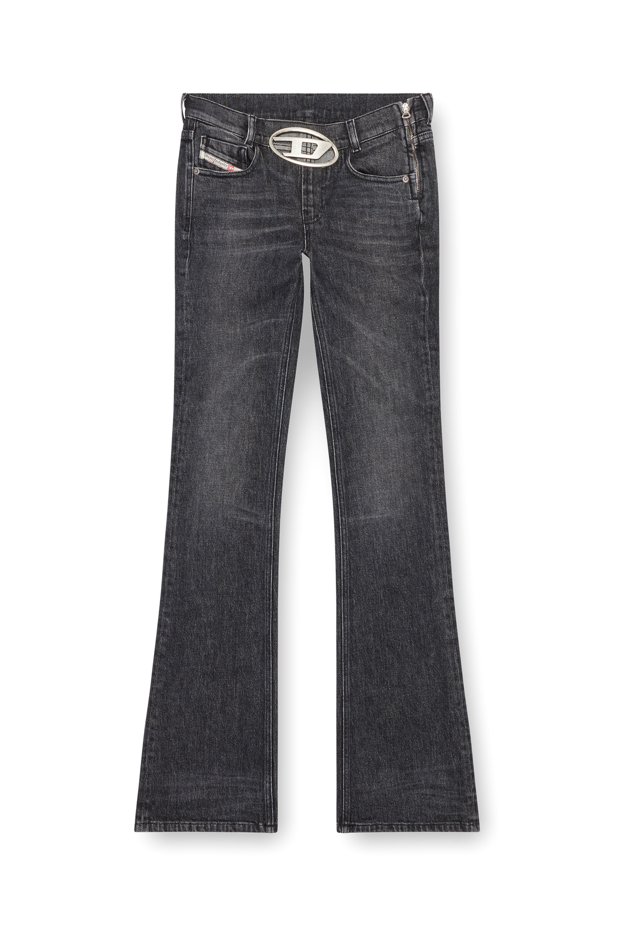 Diesel - Bootcut and Flare Jeans 1969 D-Ebbey 0CKAH, Black/Dark grey - Image 5