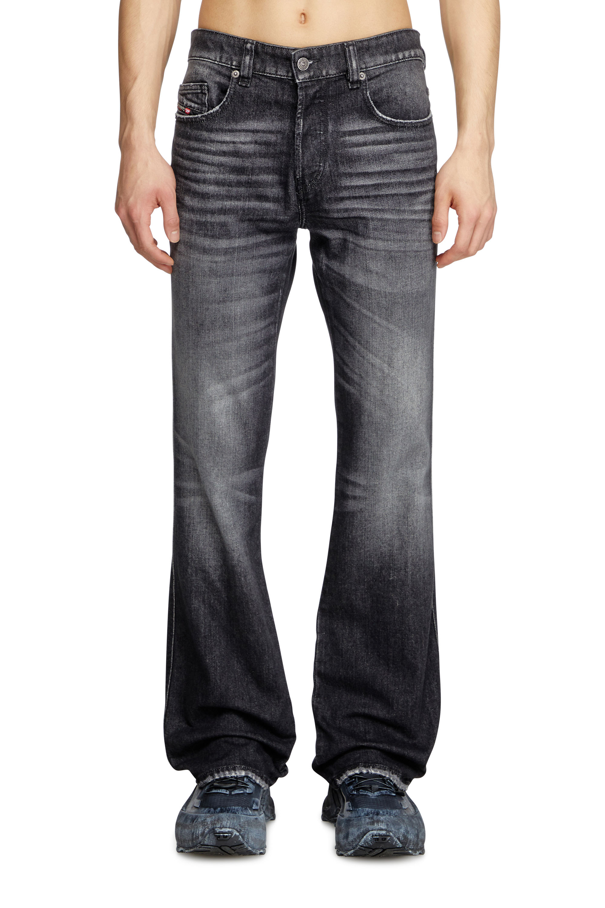 Diesel - Man's Bootcut Jeans 1998 D-Buck 09L50, Black/Dark grey - 3